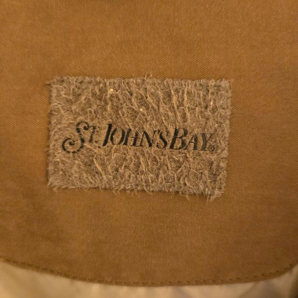 St. John's Bay Puffer Vest Men’s Size XL Color Beige/Cognac - Picture 7 of 8